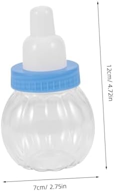 6pcs Bottle Shaped Candy Boxes with Split Lid for Parties