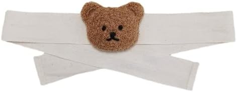 NUFR 2 Pack Cartoon Bear Curtain Tiebacks Beige