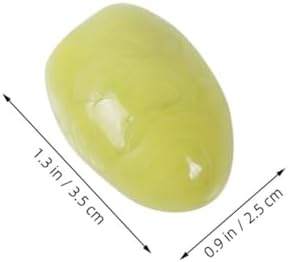 BESTOYARD 6Pcs Realistic Green Jujube Artificial Fruit Decor