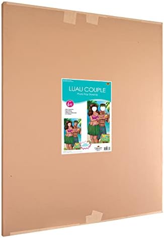 Beistle Life-Size Tropical Couples Photo Booth Prop