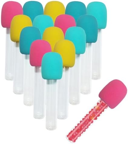 16 Piece Microphone Candy Tubes Covers for Parties