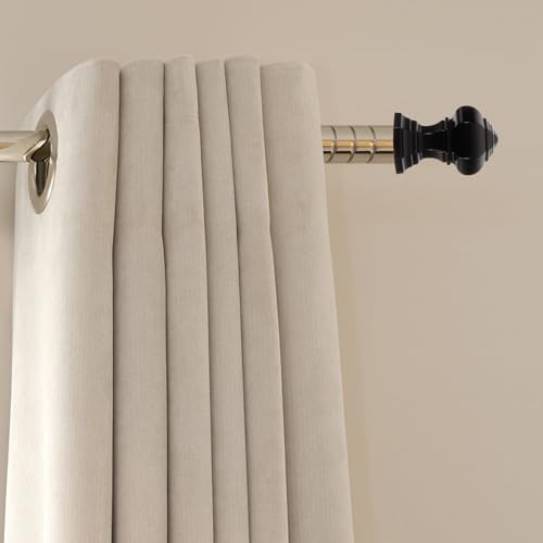 Ciieeo 2pcs Curtain Rod Finials Ends Only