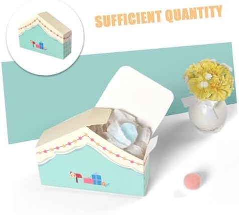 10pcs House Shaped Candy Boxes for Party Favors Wedding