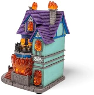 Fire Demon Frenzy Animated Halloween Village LED Lights