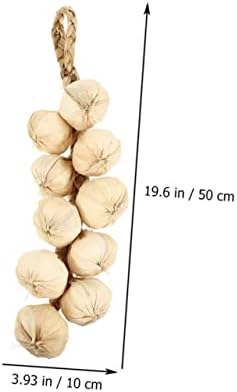 Cabilock 2Pcs Lifelike Garlic Wall Decor