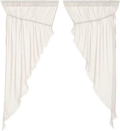VHC Brands Antique White Tobacco Cloth Panels