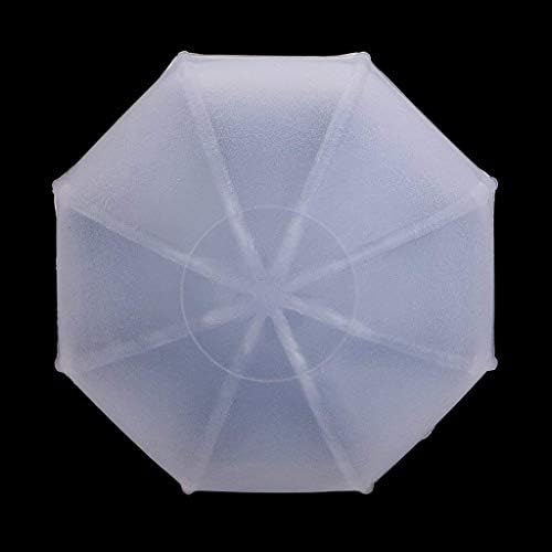 12PCS White Umbrella Shape Plastic Wedding Favor Boxes