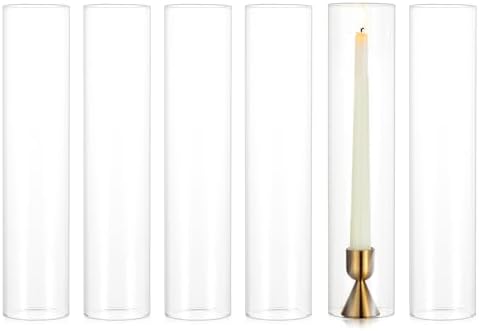 NUPTIO Hurricane Glass Candle Holder Sleeve