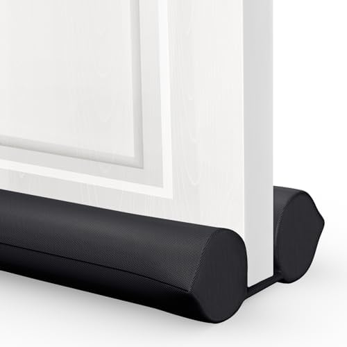 Comfyanno Under Door Draft Stopper Black 30-36 Inch