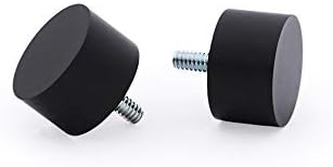 Ivilon Drapery Window Curtain Rod 1 Inch Black