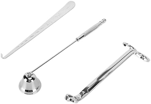 3PCS Candle Accessory Set with Wick Trimmer and Snuffer