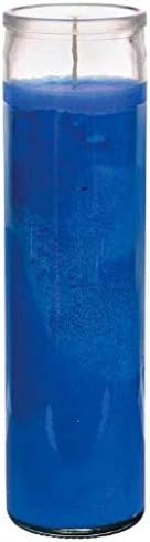 TopNotch Outlet Prayer Candles Blue Wax 2 Pack