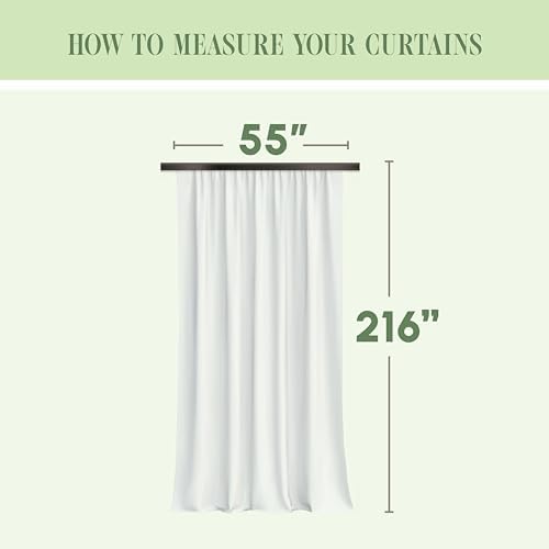 Elegant Comfort Lightweight Sheer Curtain Valance - 216 Inch Long - Burgundy
