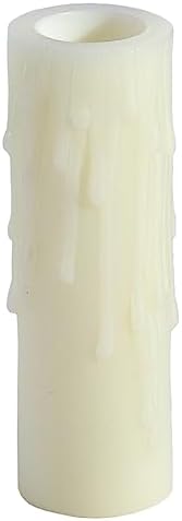 BP Lamp 4 Inch Ivory Candelabra Candle Cover