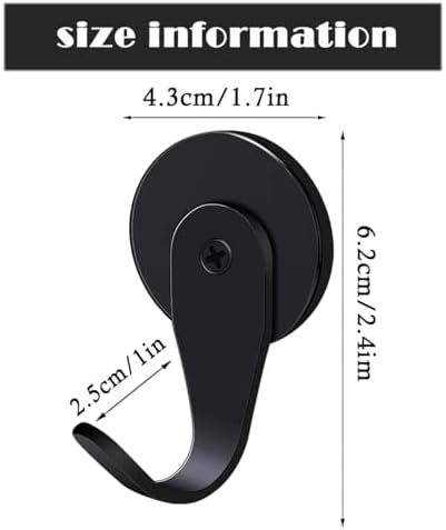 Magnetic Wreath Hanger with 6lbs Holding Capacity for Metal Doors