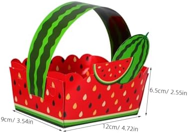 20pcs Summer Watermelon Snack Boxes for Birthday Parties