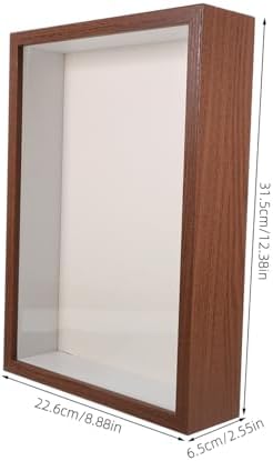 Wooden Dried Flower Display Frame with Transparent Window