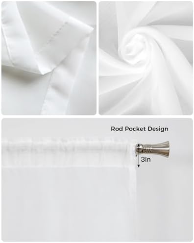 Purple Tulips Swag Curtains 2 Panels Set 72 W x 36 L