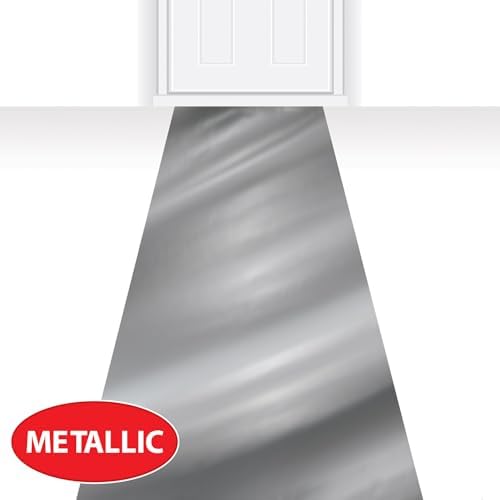 Beistle 30 In x 50 Ft Silver Metallic Aisle Runner