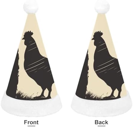 Santa Hat Farmhouse Christmas Headwear for Adults