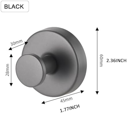 Suction Cup Wreath Hanger 15 Lbs Capacity Waterproof Black 2 Pack