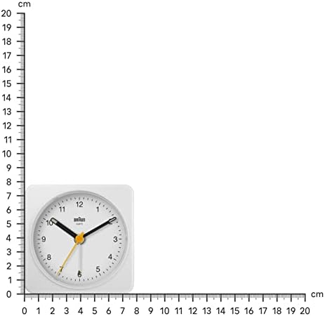 Braun Classic Analogue Alarm Clock with Snooze and Light