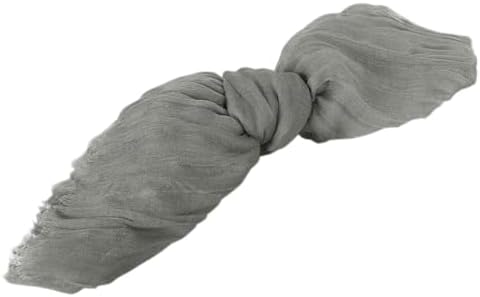 5 Gray Cheesecloth Napkins for Events and Parties