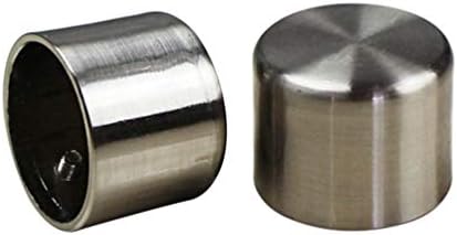 28mm Silver Curtain Rod Finials 2 PCS