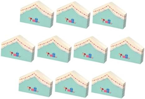 10pcs Cute House Shaped Treat Boxes for Parties