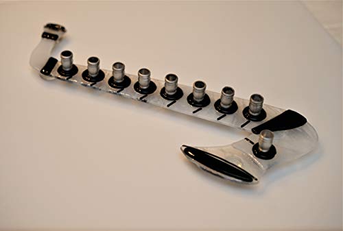Handmade Saxophone Glass Menorah by YafitGlass