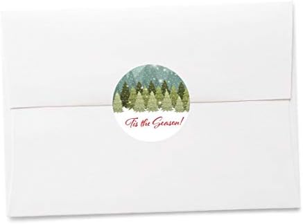Set of 20 Christmas Invitations with Envelopes and Seals