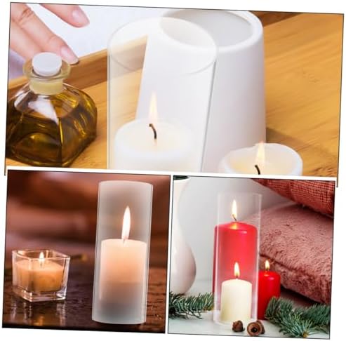 Windproof Candle Shade Glass Tube Decor