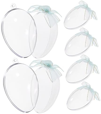 6pcs Clear Easter Candy Boxes for Party Supplies