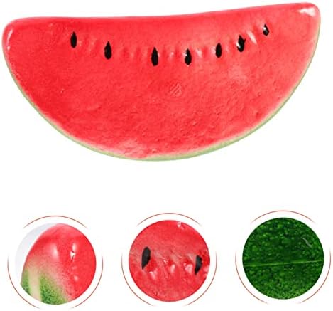 Zerodeko 6Pcs Lifelike Watermelon Slices Decorative Props