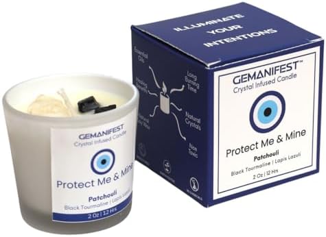 Protection Candle for Manifestation and Healing