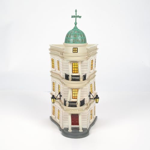 Department 56 Harry Potter Gringotts Bank Lit Building 1016 Inch