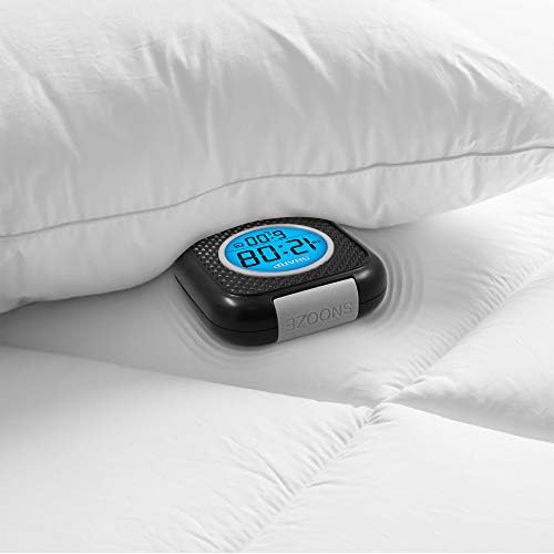 Sharp Pillow Personal Alarm Clock Vibration or Beep Alarm Black
