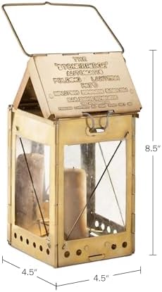 Kings County Tools Decorative Brass Candle Lantern
