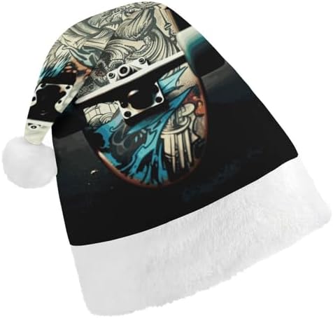 Santa Hat Skateboard Christmas Party Headwear