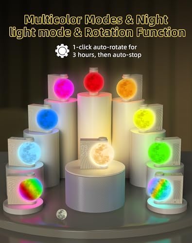 INSSISAIN Sunrise Alarm Clock with Moon Lamp and Nature Sounds