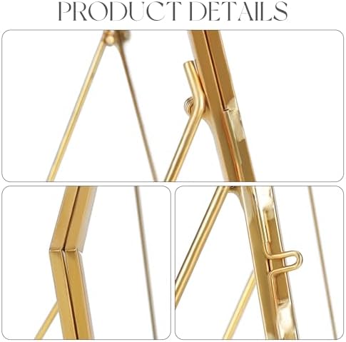 Glass Pressed Flower Frame Handmade with Brass Edges