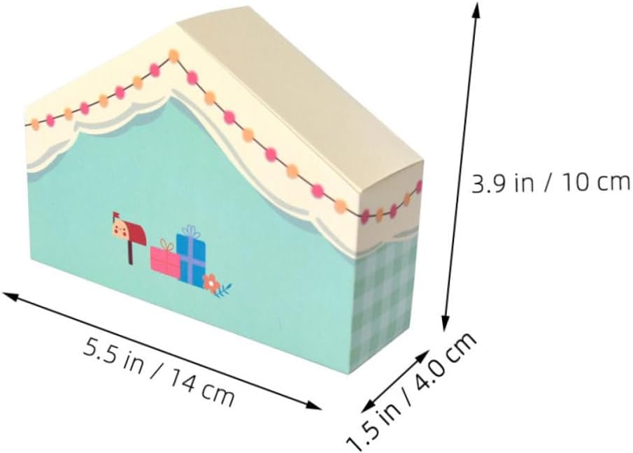 10pcs House Shaped Candy Boxes for Party Favors Wedding