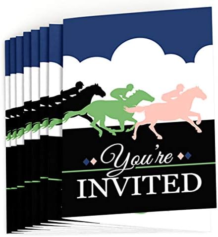 Big Dot of Happiness Kentucky Derby Party Invitations 8 Count