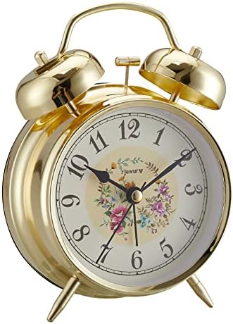 4 Inch Loud Alarm Twin Bell Clock with Night Light