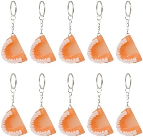 Honbay 10PCS Funny Resin Tooth Keychains