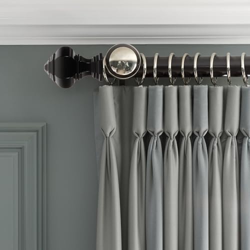Ciieeo 2pcs Curtain Rod Finials Ends Only