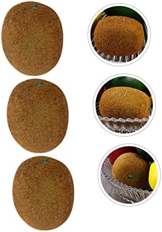 Zerodeko 4Pcs Plastic Fake Kiwi Fruit Decor