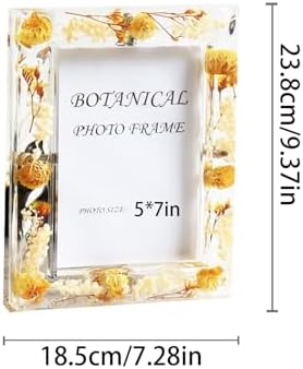Botanical Picture Frame with 35x5 4x6 5x7 Sizes
