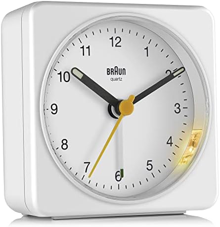 Braun Classic Analogue Alarm Clock with Snooze and Light