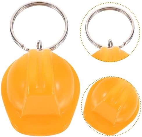 STOBAZA 6pcs Mini Hard Hat Keychain Set